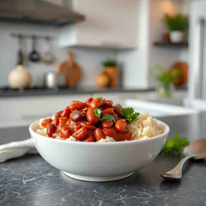 Madesu - Easy Red Beans & Rice Recipe Using Canned Beans